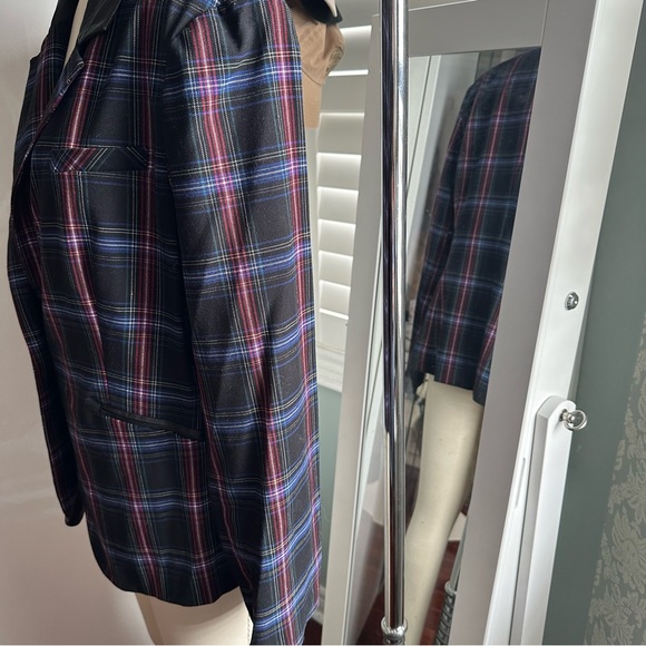 Nygard Women's Plaid Single Breasted Blazer Size L NWT - Picture 6 of 10